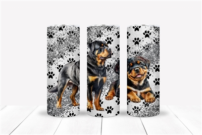 Rottweiler 20 OZ Double Walled Tumbler