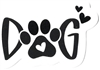 Dog Hearts Sticker