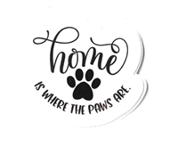 Home is where the Paws are Sticker