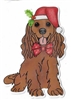Spaniel Christmas Sticker