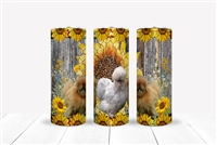 Silkie Sunflowers 20 OZ Double Walled Tumbler