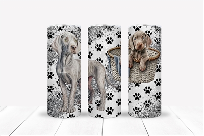 Weimaraner 20 OZ Double Walled Tumbler