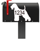 Welsh Terrier Vinyl Mailbox Decals Qty. (2) One for Each Side