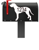 Wirehaired Vizsla Vinyl Mailbox Decals Qty. (2) One for Each Side