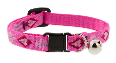 Lupine 1/2" Puppy Love Cat Safety Collar with Bell