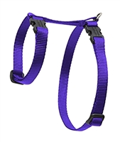Lupine 1/2" Purple 12-20" H-Style Cat Harness
