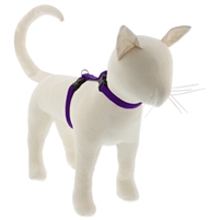 Lupine 1/2" Purple 9-14" H-Style Cat Harness