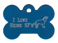 I Love Heinz 57's Bone Pet Tag