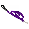 Lupine 1" Purple 4' Padded Handle Leash