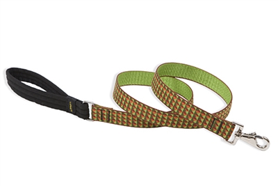 Retired Lupine 1" Copper Canyon 4' Long Padded Handle Leash Trigger Style Clasp Not Pictured