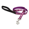 Lupine 3/4" Rose Garden 4' Padded Handle Leash