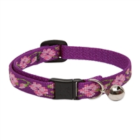 Lupine 1/2" Rose Garden Cat Safety Collar with Bell