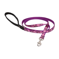 Lupine 1/2" Rose Garden Padded Handle Leash