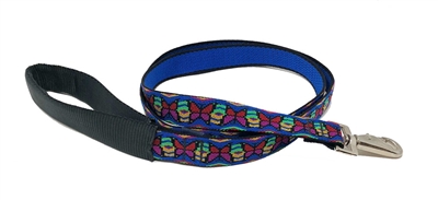 Retired Lupine 1" Mariposa 4' Long Padded Handle Leash