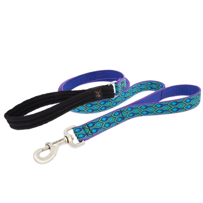 Lupine 1" Rain Song 6' Double Handle Dog Leash