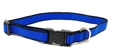 Retired Lupine 3/4" Trimline Solid Blue 13-22" Adjustable Collar