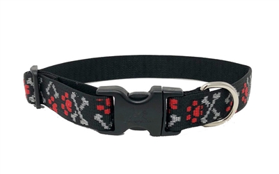 Lupine 1" Sample Bling Bonz with Red Paws 16-28" Adjustable Collar