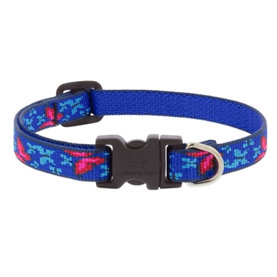 Lupine 1/2" Social Butterfly 10-16" Adjustable Collar