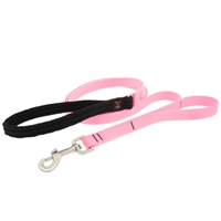 Lupine 3/4" Pink 6' Double Handle Dog Leash