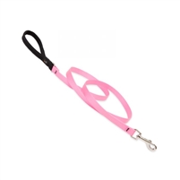 Lupine 1/2" Pink 6' Padded Handle Leash