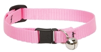 Lupine 1/2" Pink Cat Safety Collar with Bell