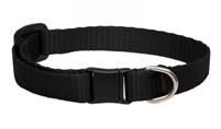 Lupine 1/2" Black Safety Cat Collar