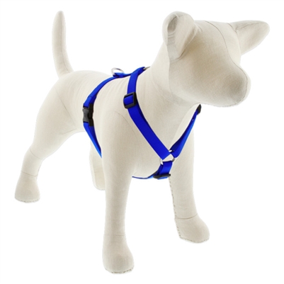 Lupine 3/4" Blue 12-20" Roman Harness