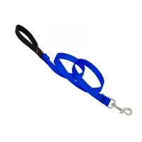 Lupine 3/4" Blue 4' Padded Hande Leash