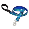 Lupine 1" Sea Glass 4' Padded Handle Leash