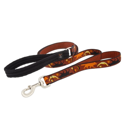 Lupine 1" Shadow Hunter 4' Double Handle Dog Leash