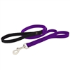 Lupine 3/4" Purple 6' Double Handle Dog Leash