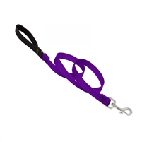 Lupine 3/4" Purple 6' Padded Handle Leash
