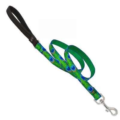 Lupine 3/4" Tail Feathers 4' Padded Handle Leash