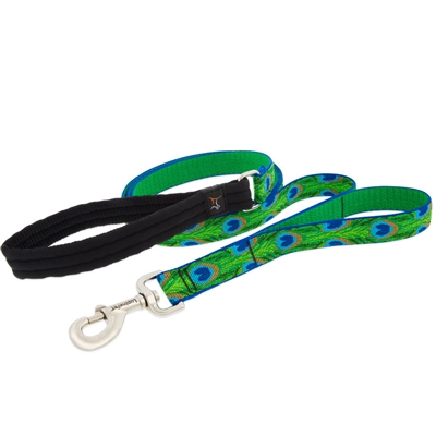 Lupine 1" Tail Feathers 6' Double Handle Dog Leash