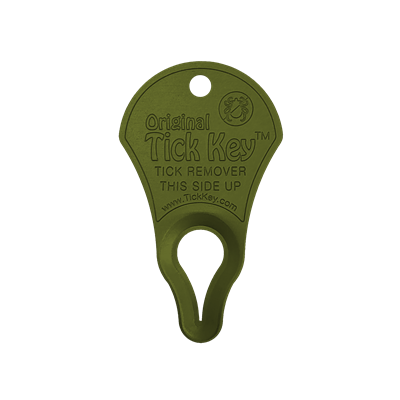 Tick Key - Tick Removal Device - Olive Green Drab