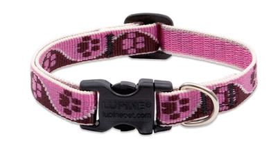 Retired Lupine 1/2" Tickled Pink 6-9" Adjustable Collar