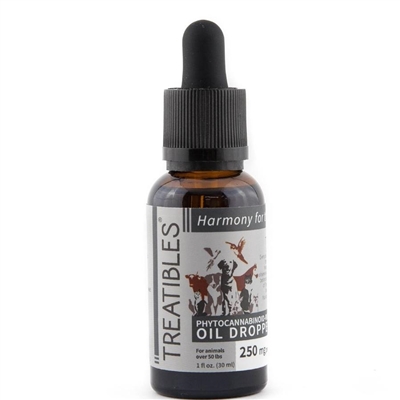 250 mg Organic Oil Dropper Bottle â€“ All Species