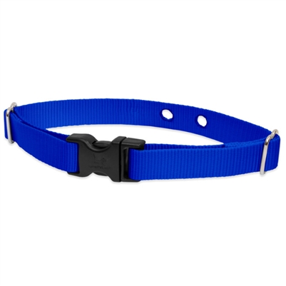 Lupine 3/4" Blue 2 Hole Dog Watch Collar Size 16-24"