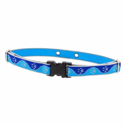 Lupine 3/4" Blue Paws Dog Watch Collar Size 19-31"