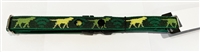 Lupine 3/4" Green Dog Watch Logo 2 Hole Dog Watch Collar Size 16-24"