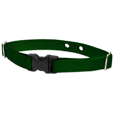 Lupine 3/4" Green 2 Hole Dog Watch Collar Size 19-31