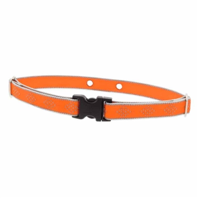 Lupine 3/4" Orange Diamond Dog Watch Collar Size 19-31"