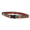 Lupine 3/4" Christmas Plaid Dog Watch Collar Size 16-24"