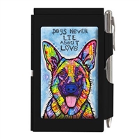 Dogs Never Lie about Love Wellspring Flip Notepad with Pen