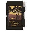 Never Camp Alone Wellspring Flip Notepad with Pen