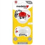 Medela Day & Night Glow In The Dark Pacifiers With Protection Cap ( 2 - Pack )