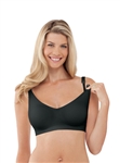 Bravado Body Silk Seamless Nursing Bra Small - Black