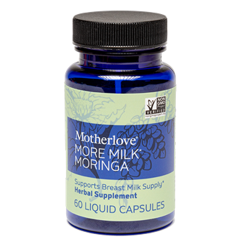 More Milk Moringa 60 capsules by Motherlove