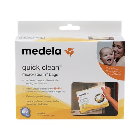 Medela Quick Clean Micro Steam Bags - 5 Pack I Worldwide Surgical