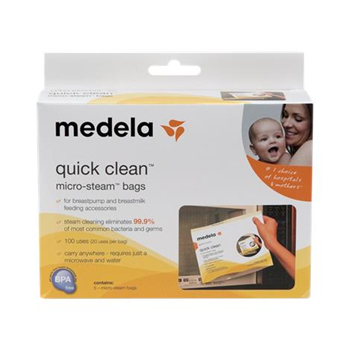 Medela Quick Clean Micro Steam Bags - 5 Pack